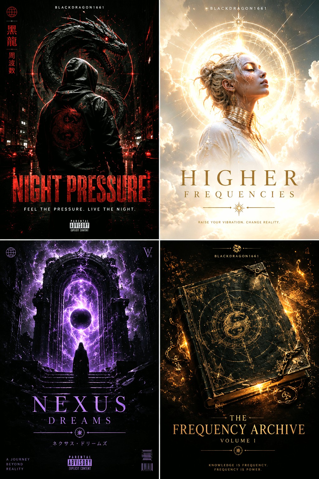 Frequency Archive and Nexus Dreams cover collection